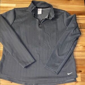 Nike Gray Quarter-Zip Pullover